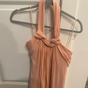 Never worn Zara peach halter